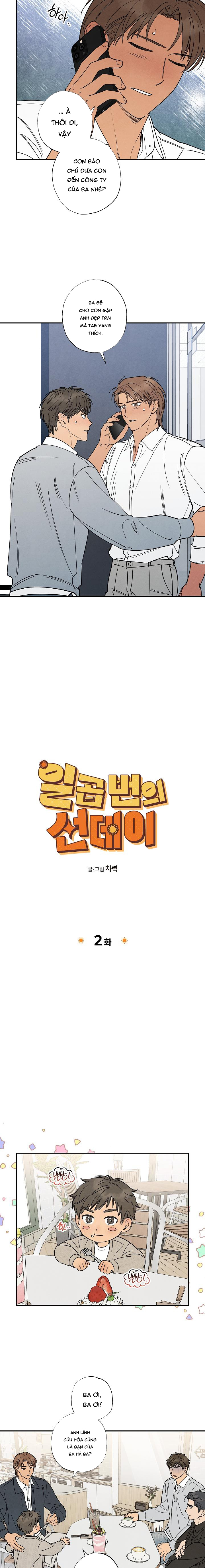 Bảy Ngày Chủ Nhật Đáng Nhớ Chapter 2 - Trang 2